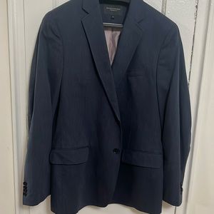 Banana Republic blue herringbone blazer